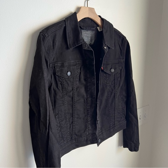 LEVI’S ORIGINAL TRUCKER JACKET in Black - Picture 4 of 7